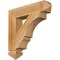 Ekena Millwork Balboa Arts & Crafts Rough Sawn Bracket, Western Red Cedar, 4"W x 20"D x 20"H BKT04X20X20BOA03RWR - alternate 1